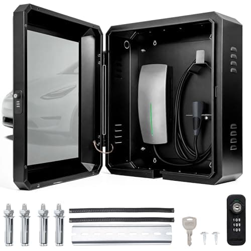 Lockable Outdoor EV Charger Enclosure (large)
