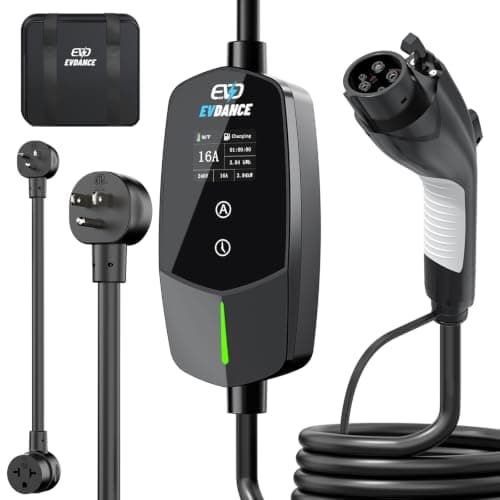 EVDANCE Level 1 & 2 Portable EV Charger (16 A)